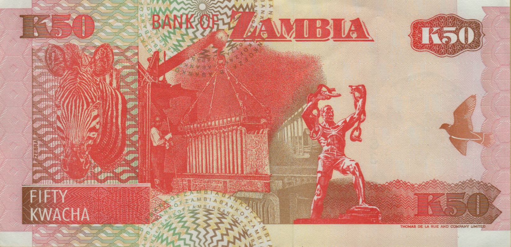Zambia 50 1992 UNC P-37/b